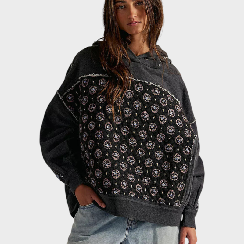 Ester – Boho-Patchworkjacke für Damen – Ansicht 2