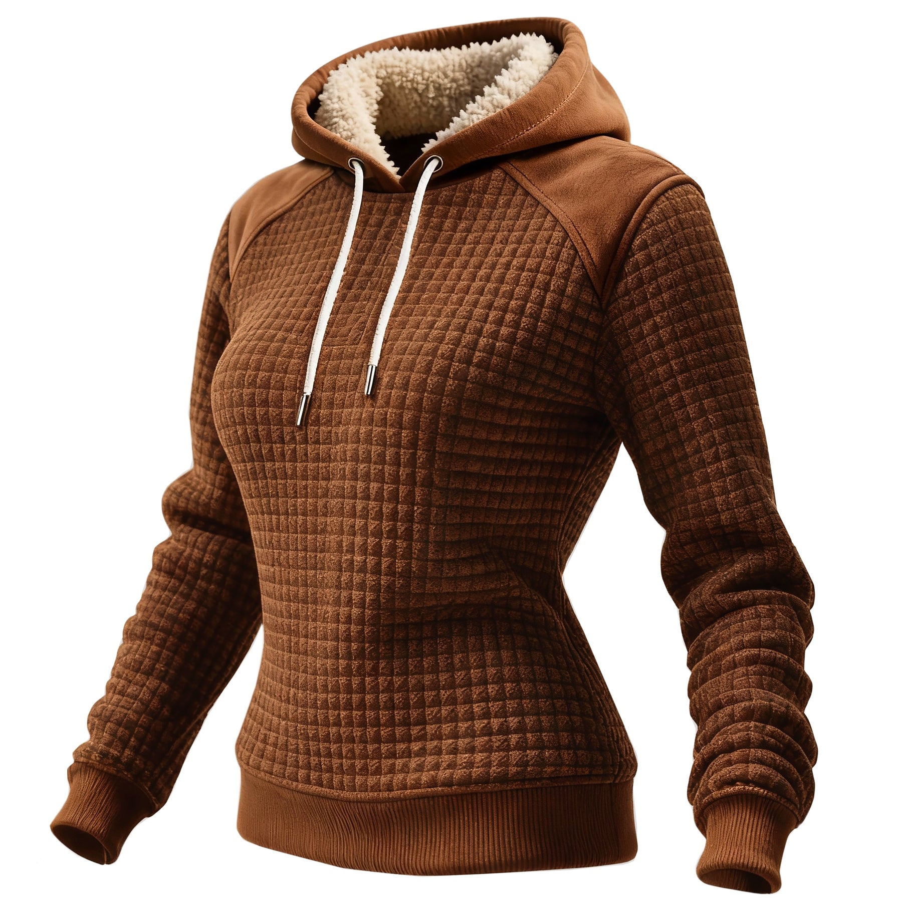 Damen-Rollkragenpullover mit kontrastierenden Schulterpartien – Ansicht 3
