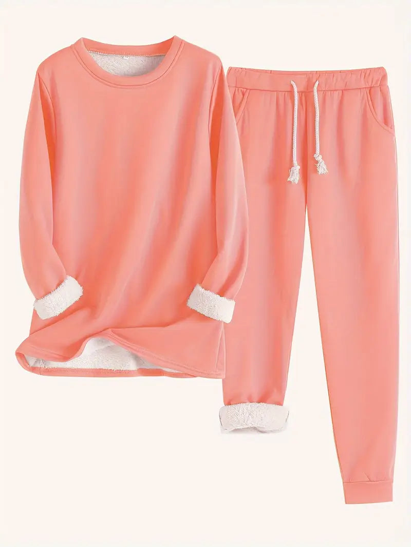 Noellee – Bequemes Damen-Lounge-Set mit Pullover und Jogginghose – Ansicht 8
