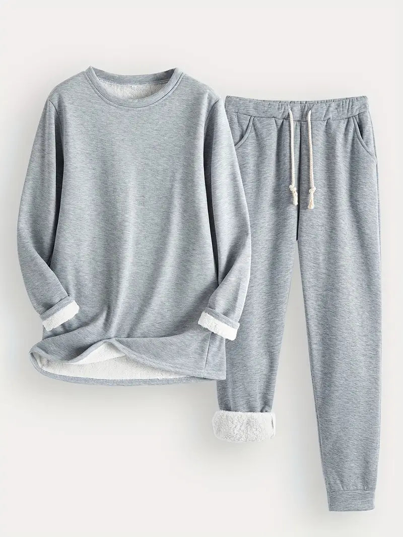 Noellee – Bequemes Damen-Lounge-Set mit Pullover und Jogginghose – Ansicht 7