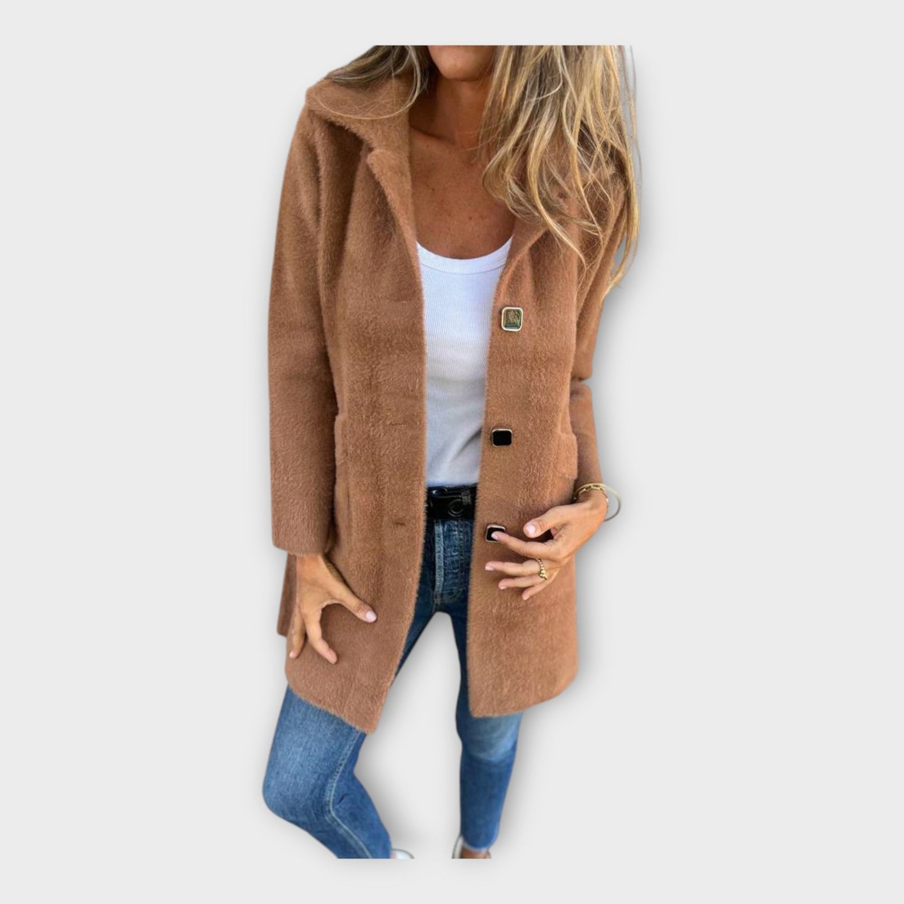 Marce – Eleganter Wollmantel für Damen – Ansicht 10