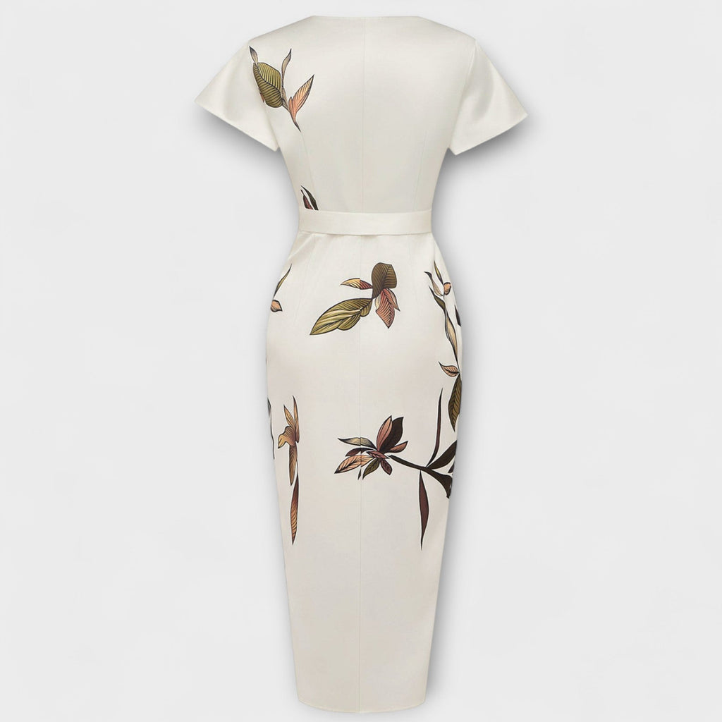 Satin-A-Linienkleid