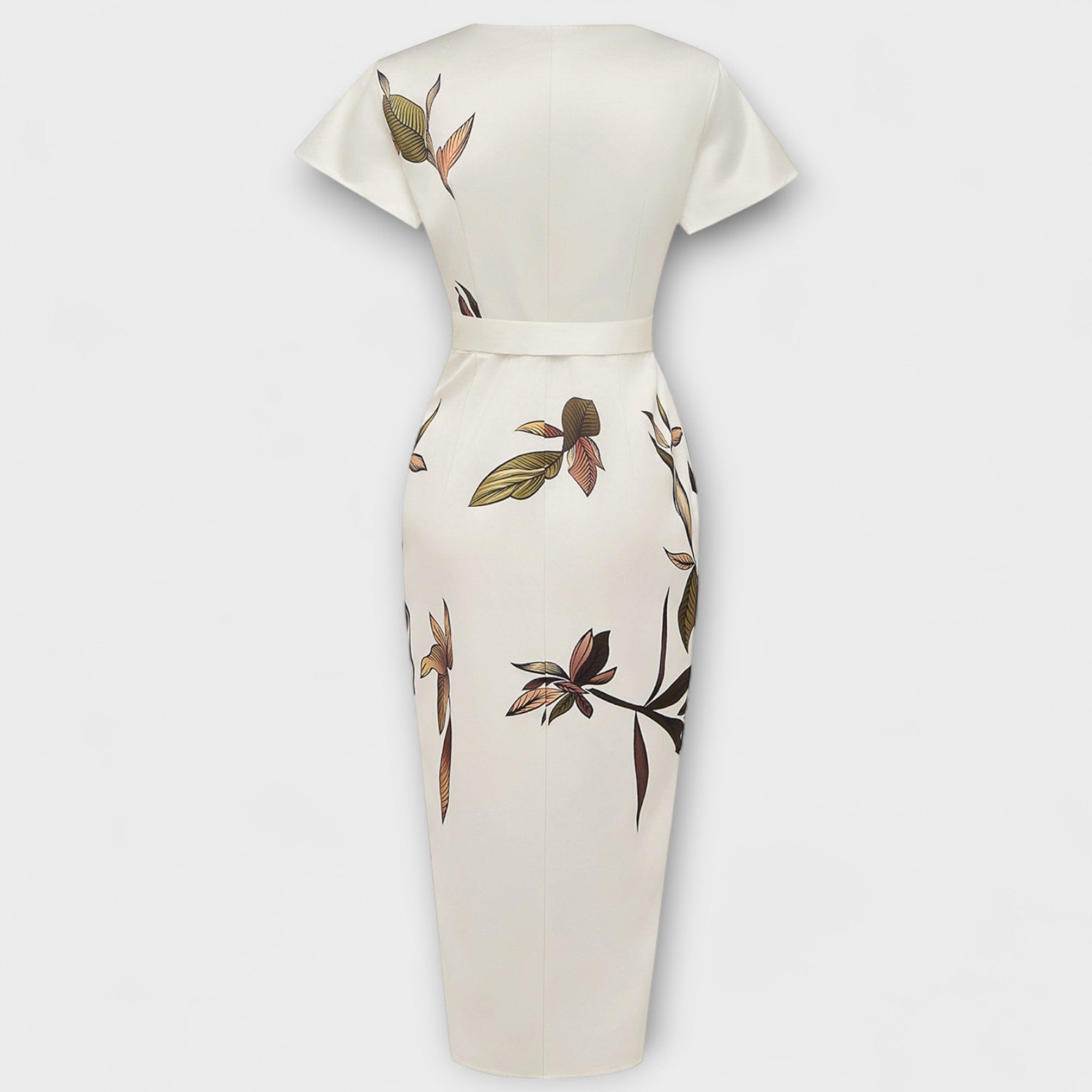 Satin-A-Linienkleid