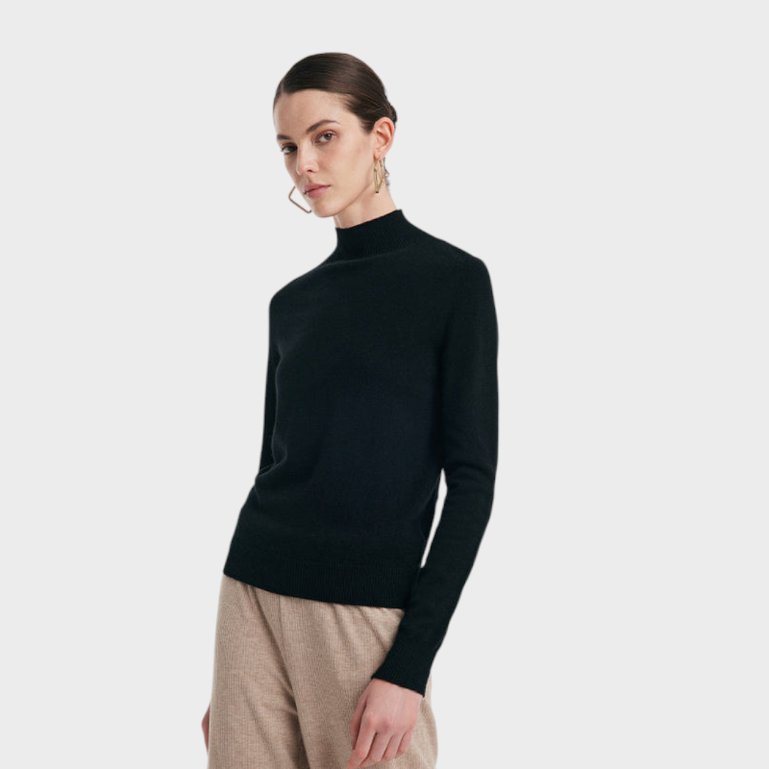 Divine – Kaschmir-Rollkragenpullover für Damen – Ansicht 12