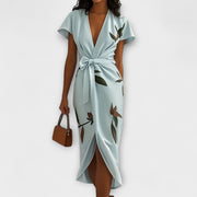Damen-A-Linienkleid aus Satin – Ansicht 9