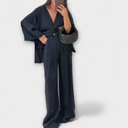 Damen-Freizeitset Jacqueline mit Top und Hose – Ansicht 12