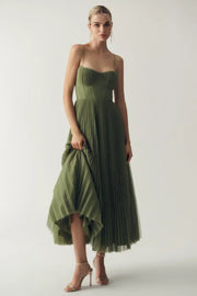 Olivia – Damenkleid mit Herzausschnitt und offenem Rücken – Ansicht 2