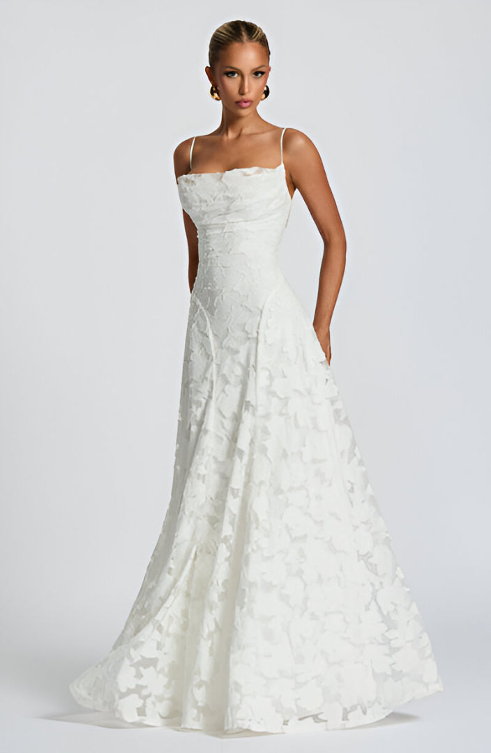Damen-Maxikleid Francisa mit Spitzenkorsage – Ansicht 7