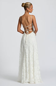 Damen-Maxikleid Francisa mit Spitzenkorsage – Ansicht 9
