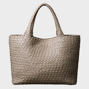 Lana – Handgefertigte Schultertasche aus gestricktem Leder – Ansicht 7