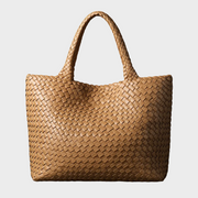 Lana – Handgefertigte Schultertasche aus gestricktem Leder – Ansicht 5