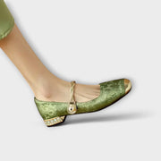 Loki – Damen-Loafer mit niedrigem Absatz und Perlen – Ansicht 11