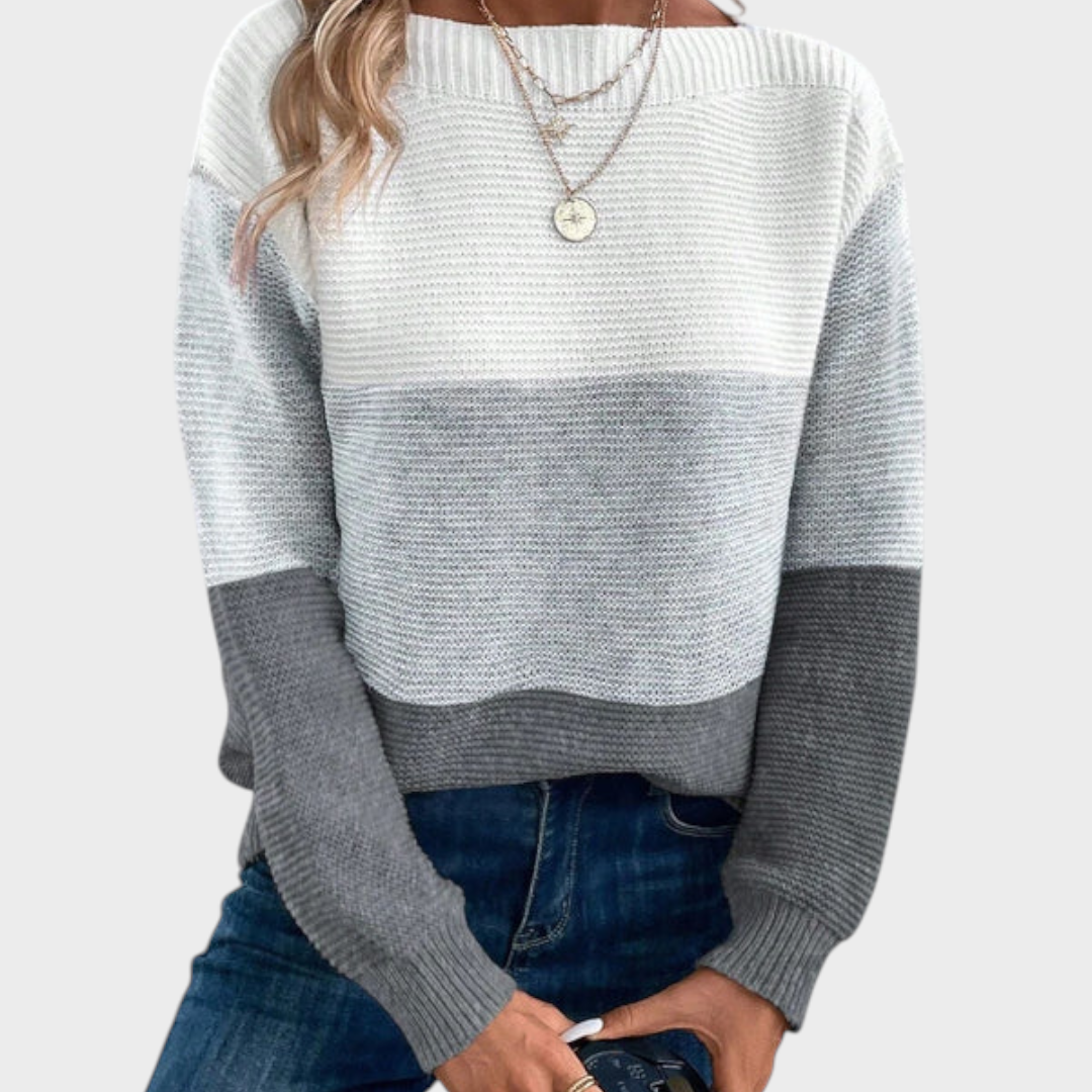 Fenella – Ombré-Stricktop für Damen – Ansicht 8