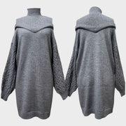 Ninia – Modisches schulterfreies Damen-Strickkleid – Ansicht 16