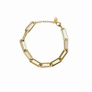Goldenes Clip-Armband für Damen