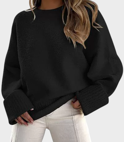 Enzi – Eleganter Pullover für Damen mit fallenden Schultern – Ansicht 2