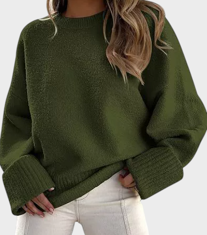 Enzi – Eleganter Pullover für Damen mit fallenden Schultern – Ansicht 3