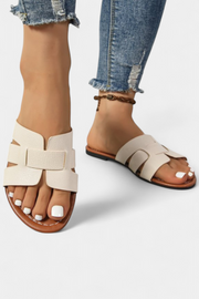 Damen-Sandalen Silvia mit geometrischem H-Design