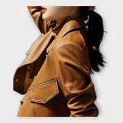 Camille – Stilvolle Lederjacke für Damen – Ansicht 2