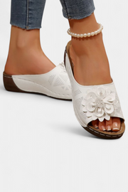 Orthopädische Damen-Sandalen Rica mit 3D-Blume