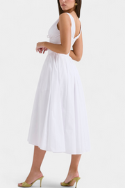 Margie – Midikleid für Damen mit V-Ausschnitt und Blumenmuster – Ansicht 8