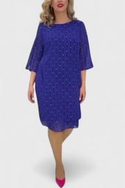 Polly – Elegantes Chiffonkleid für Damen mit klassischer Linie