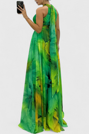 Caprice – Maxikleid für Damen aus Chiffon mit Blumenmuster – Ansicht 3