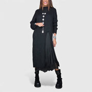 Laluna – Elegantes Set aus Strickpullover und Kleid – Ansicht 2