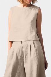 Ärmelloses Vintage-Sommer-Set Yvanne für Damen – Ansicht 7
