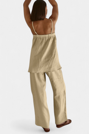 Sommerliches Damen-Set Lía mit luftigem Top und weiter Hose – Ansicht 5