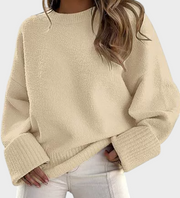 Enzi – Eleganter Pullover für Damen mit fallenden Schultern