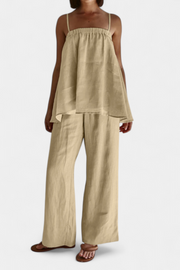 Sommerliches Damen-Set Lía mit luftigem Top und weiter Hose