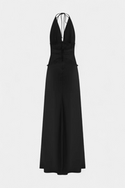 Ashanty – Langes Kleid für Damen mit Neckholder-Ausschnitt und Spitze – Ansicht 7