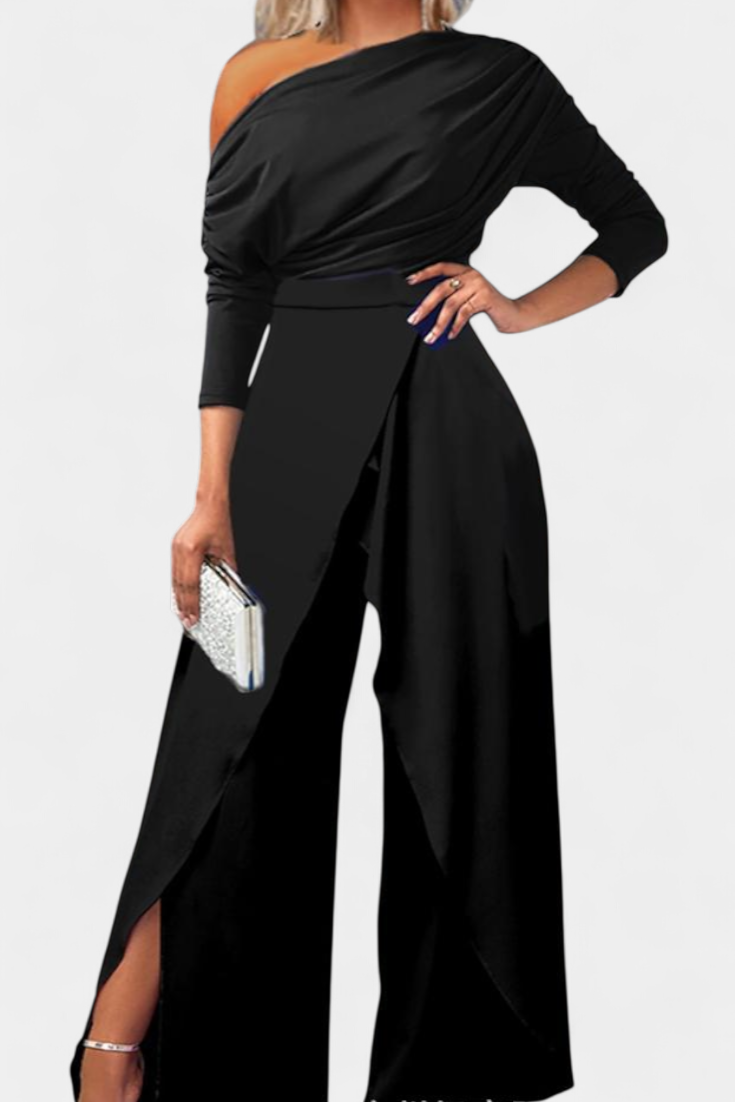 Damen-Batik-Jumpsuit Brina mit offenen Schultern – Ansicht 6