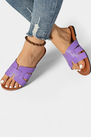Damen-Sandalen Silvia mit geometrischem H-Design – Ansicht 10