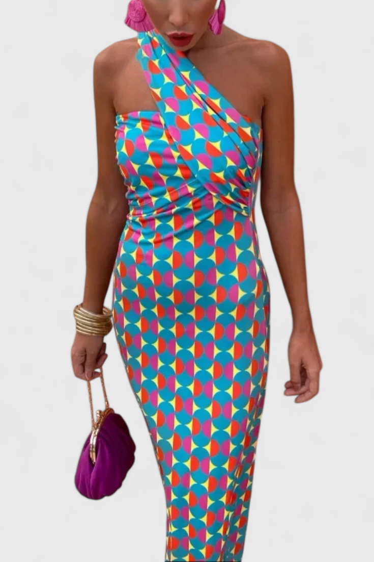 Julissa – Schulterfreies Abend-Maxikleid für Damen – Ansicht 3