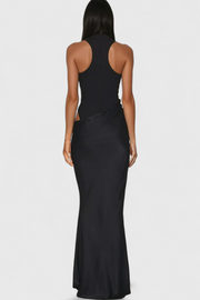 Mafalda – Ärmelloses Maxikleid für Damen mit schmaler Silhouette – Ansicht 4