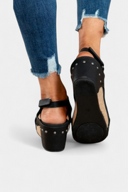 Orthopädische Damen-Keilsandalen Svenja mit Korkfußbett – Ansicht 2