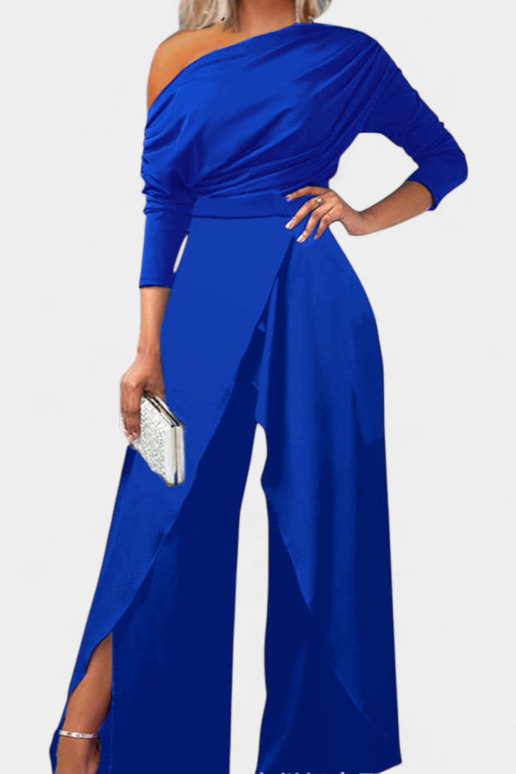 Damen-Batik-Jumpsuit Brina mit offenen Schultern – Ansicht 5