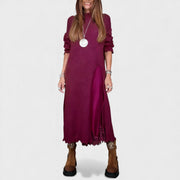 Laluna – Elegantes Set aus Strickpullover und Kleid – Ansicht 5