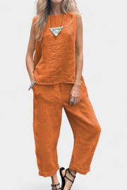 Ärmelloses Damen-Set Leona mit Weste und Hose – Ansicht 6