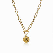 Elegante goldene Halskette für Damen
