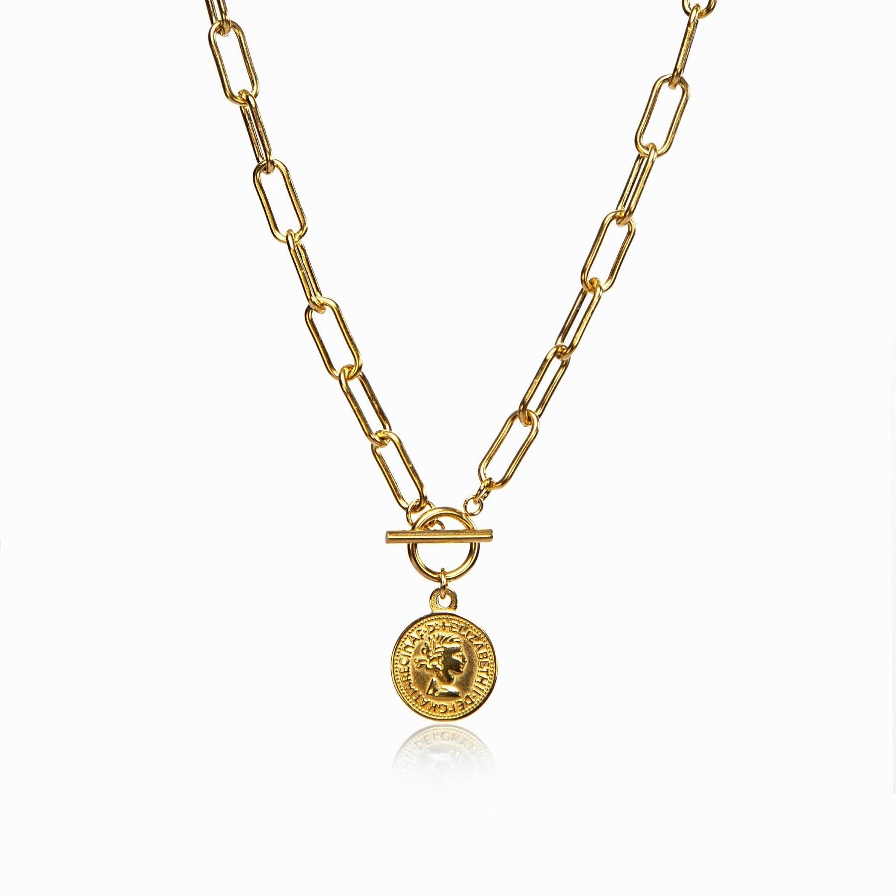 Elegante goldene Halskette für Damen