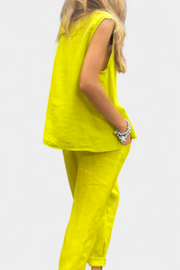 Ärmelloses Damen-Set Leona mit Weste und Hose – Ansicht 3