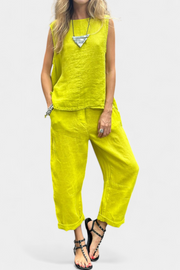 Ärmelloses Damen-Set Leona mit Weste und Hose
