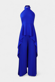 Asymmetrisches Damen-Set Chrysoula mit Plisseehose – Ansicht 3