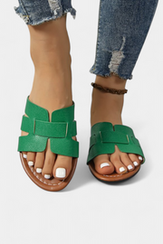 Damen-Sandalen Silvia mit geometrischem H-Design – Ansicht 9