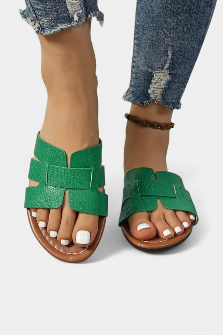 Damen-Sandalen Silvia mit geometrischem H-Design – Ansicht 9