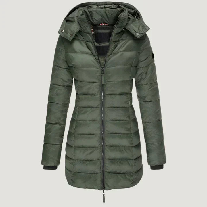 Warme schützende Winterjacke für Damen – Ansicht 2