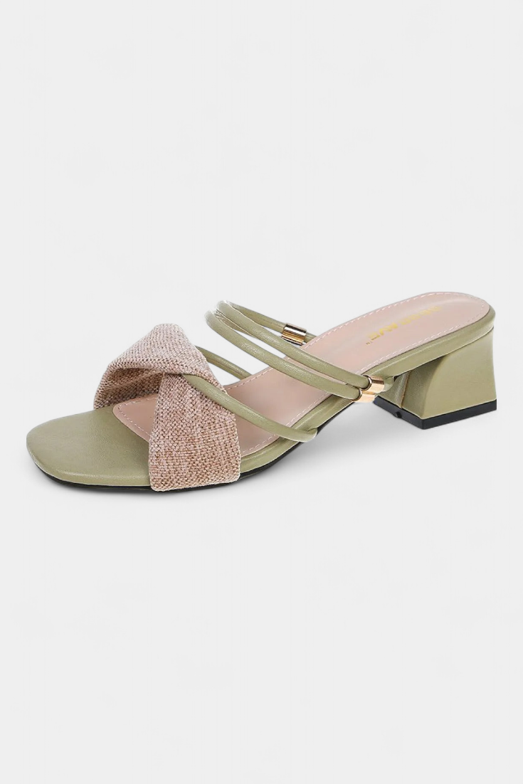 Damen-Sandalen Cintia mit dünnem Riemen und Blockabsatz – Ansicht 3